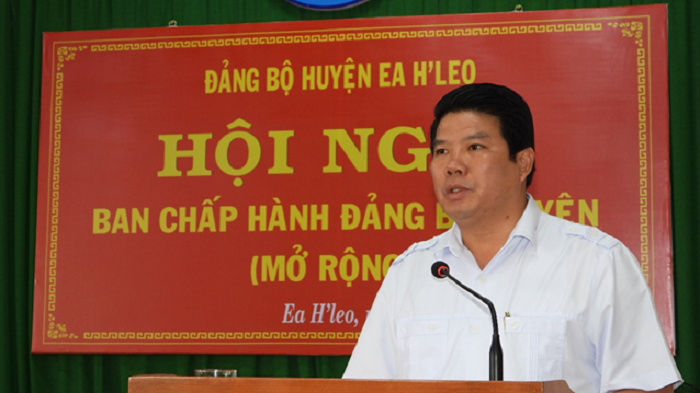 Hoi nghi BCH Dang bo huyen mo rong lan thu 10 2
